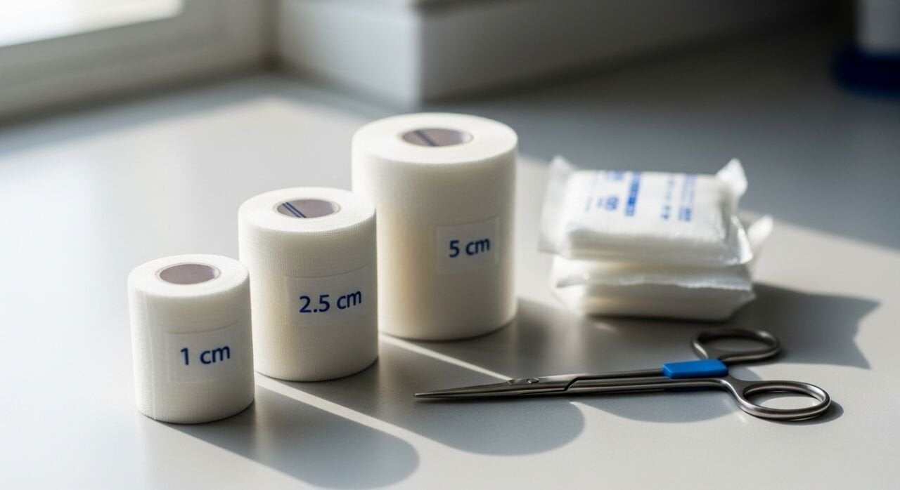 Kağıt Flaster Ölçü Seçimi: 1 cm, 2.5 cm ve 5 cm Ne Zaman Tercih Edilir?