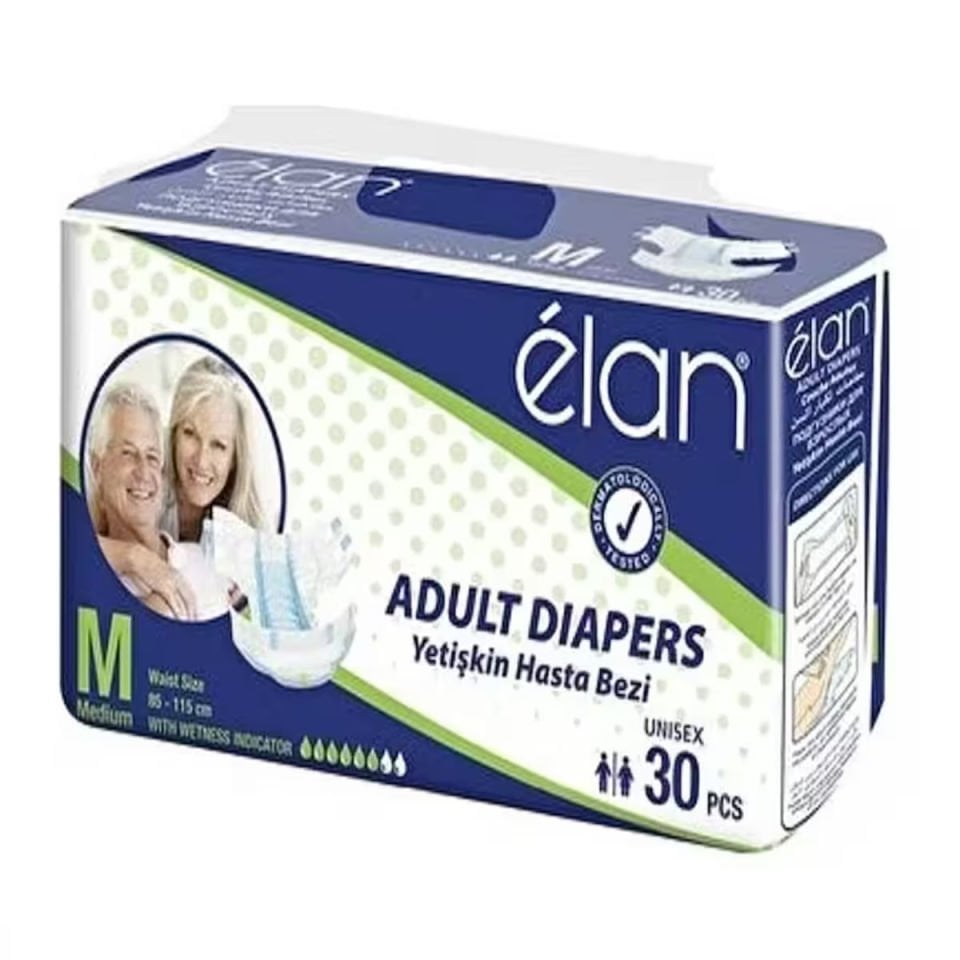 Elan Belbantlı Hasta Bezi 30lu MEDIUM(M)
