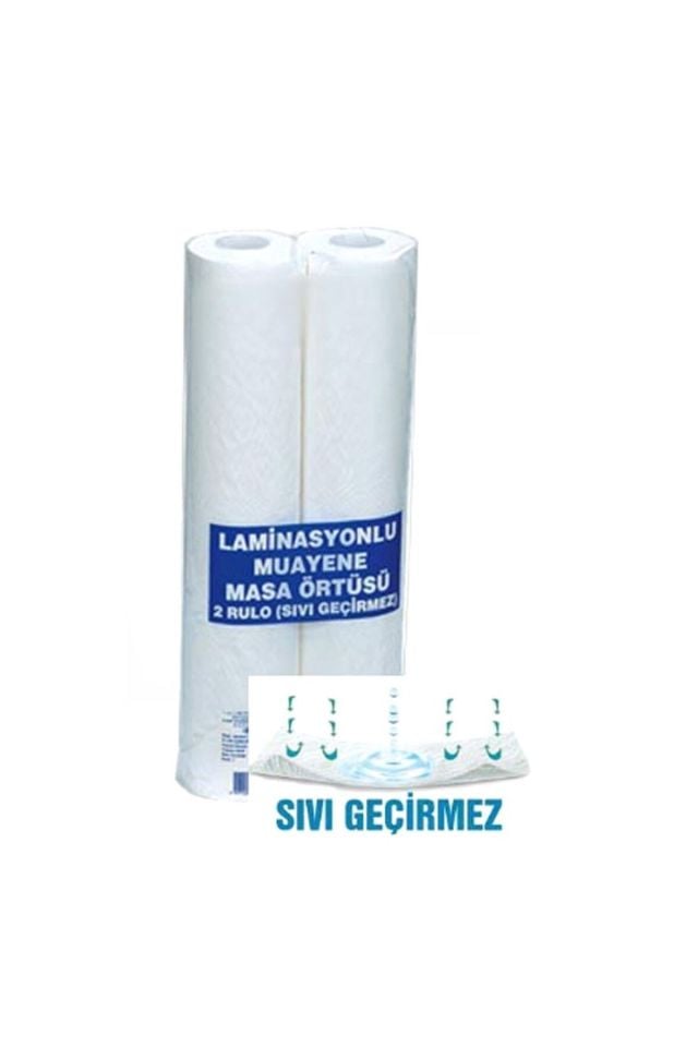 Muayene Masa Örtüsü - Laminasyonlu - Sıvı Geçirmez 2 Koli ( 40 Adet )