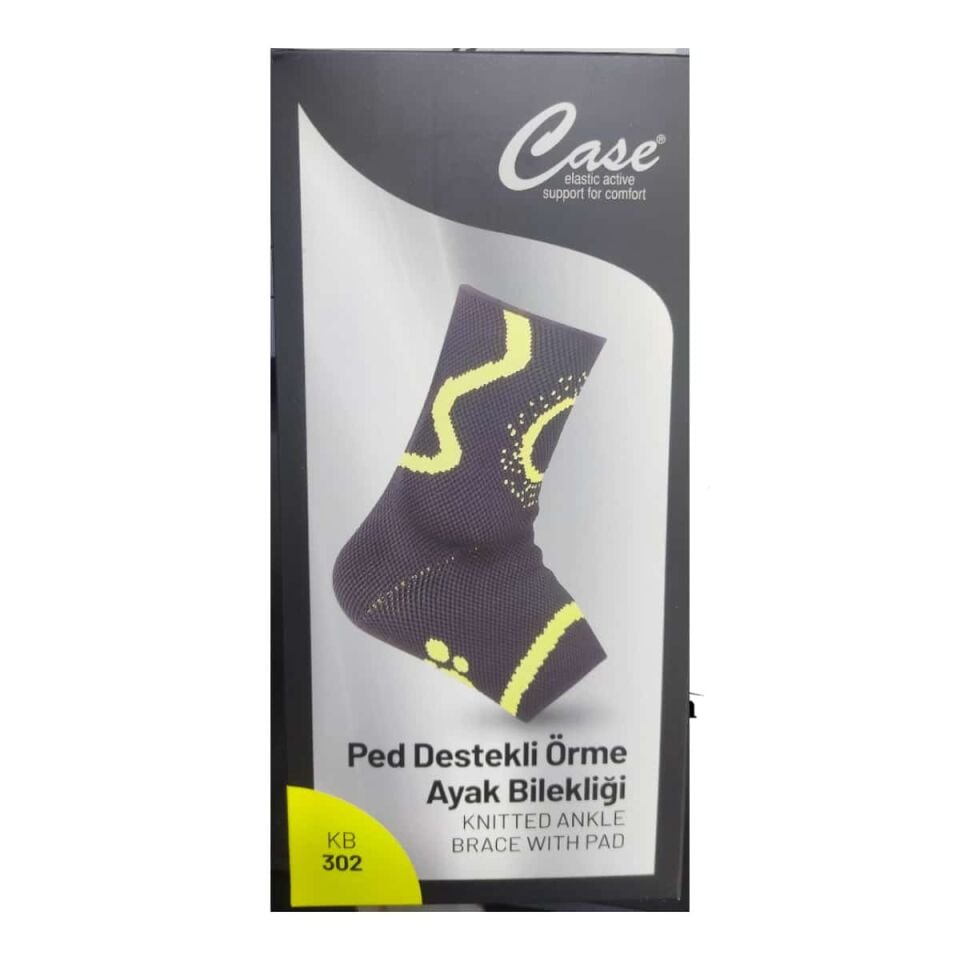 Ped Destekli Örme Ayak Bilekliği