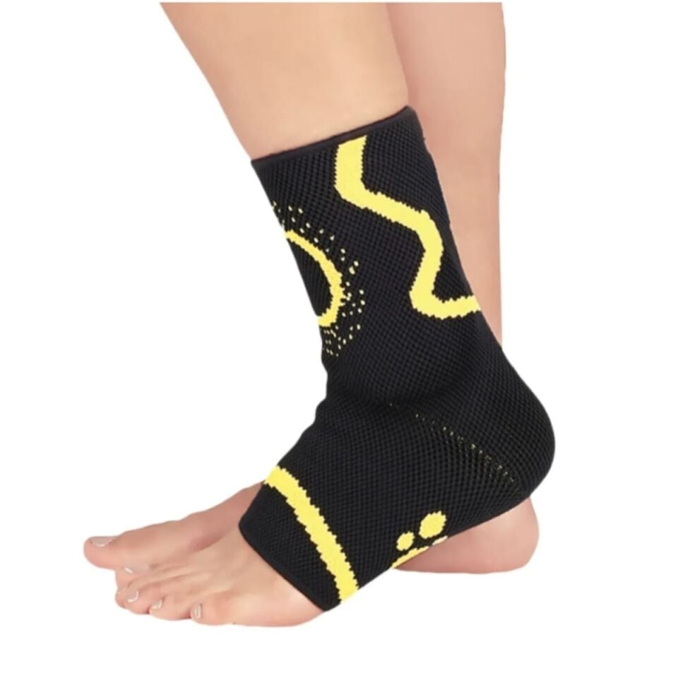 Ped Destekli Örme Ayak Bilekliği