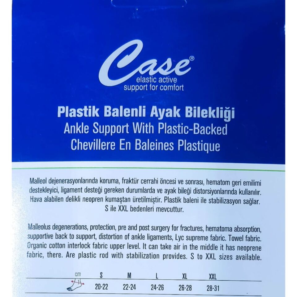 Plastik Balenli Ayak Bilekliği