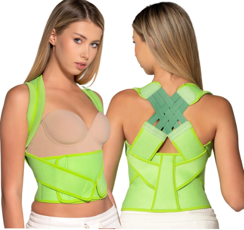 Wicromed Dik Duruş Korsesi Posture-Steep Neopren Yeşil