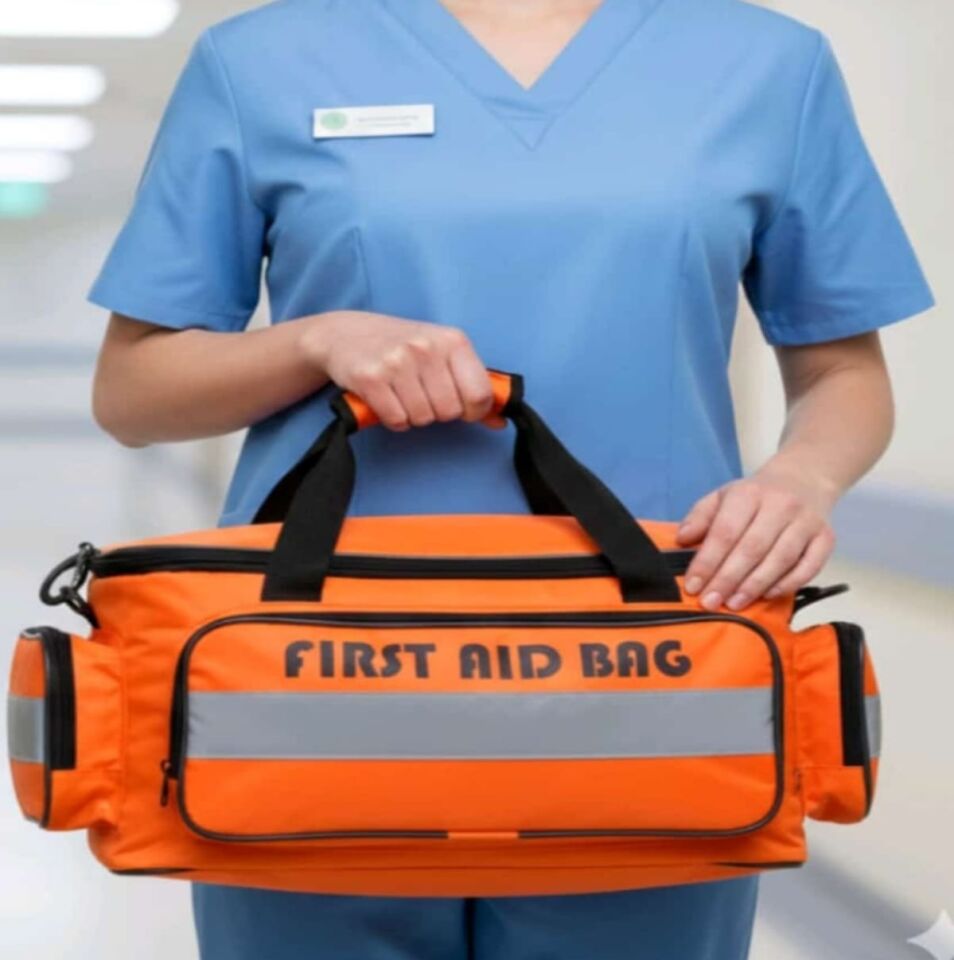 İlk Yardım Çantası Ambulans ,Asm Omuz Çantası TURUNCU