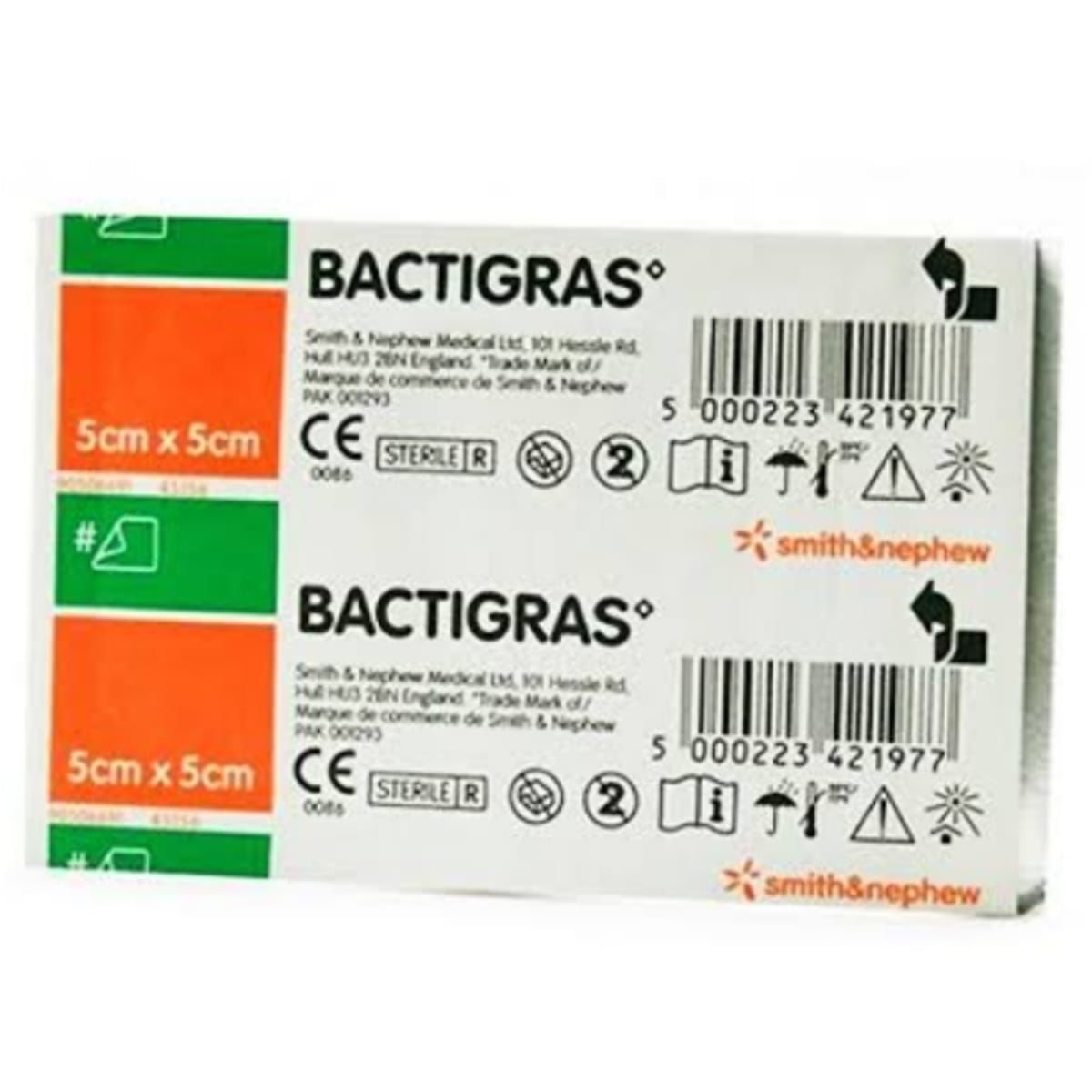 Bactigras 5cm x 5cm Antiseptik Parafinli Pansuman Örtüsü