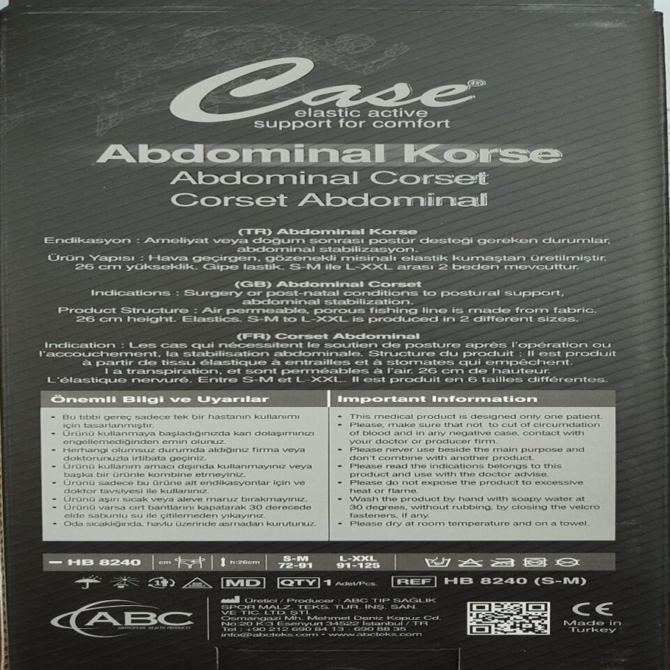 Abdominal Korse