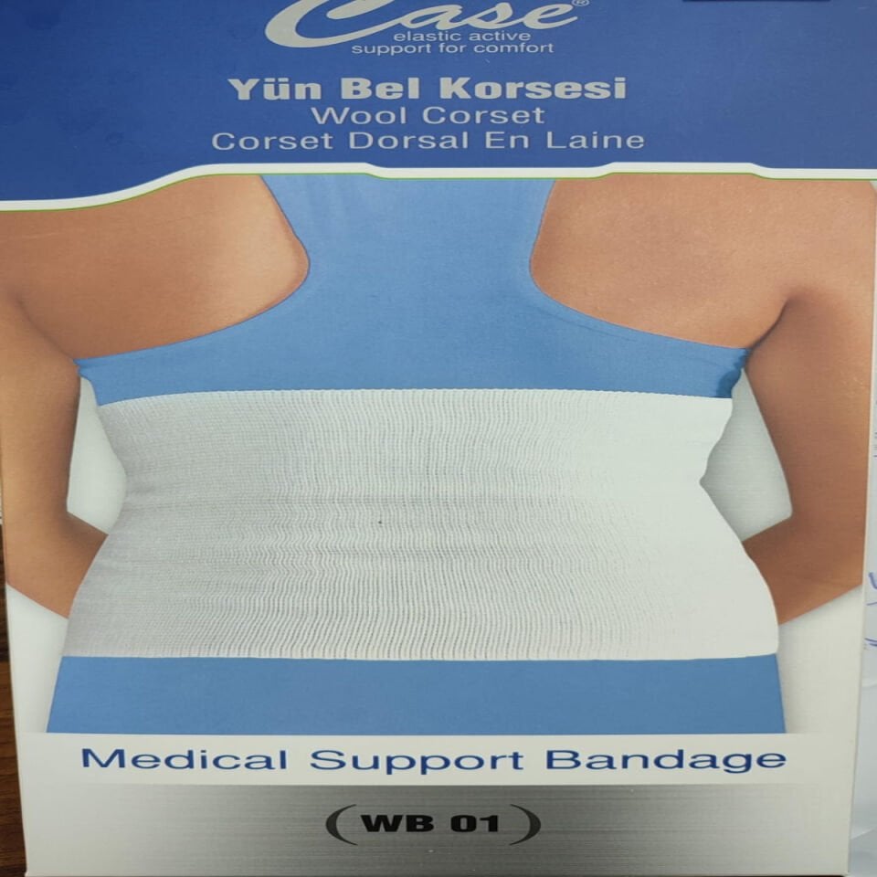 Yün Bel Korsesi Ortopedik – Sıcak Tutucu Bel Destekleyici Korse