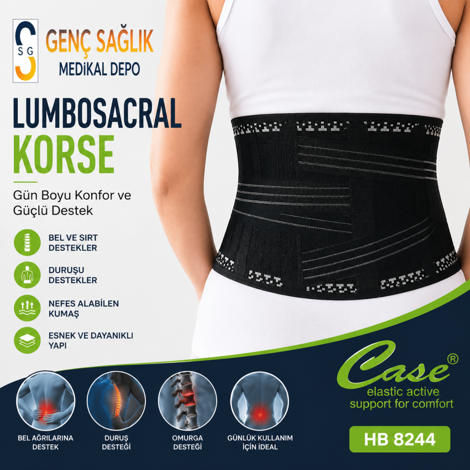 Lumbosacral Korse Bel Korsesi Case Hb 8244