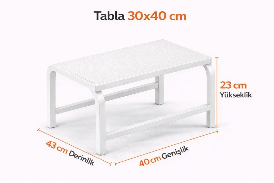 Eskoba Tekli Basamak (Medikal Tabure Tek Basamaklı)