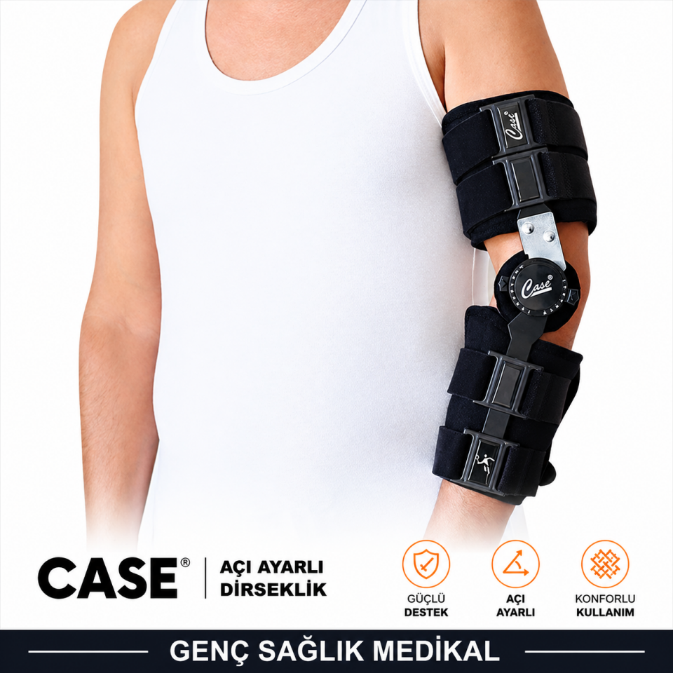 CASE Açı Ayarlı Dirseklik (Hinged Elbow Brace – Dirsek Ortezi)
