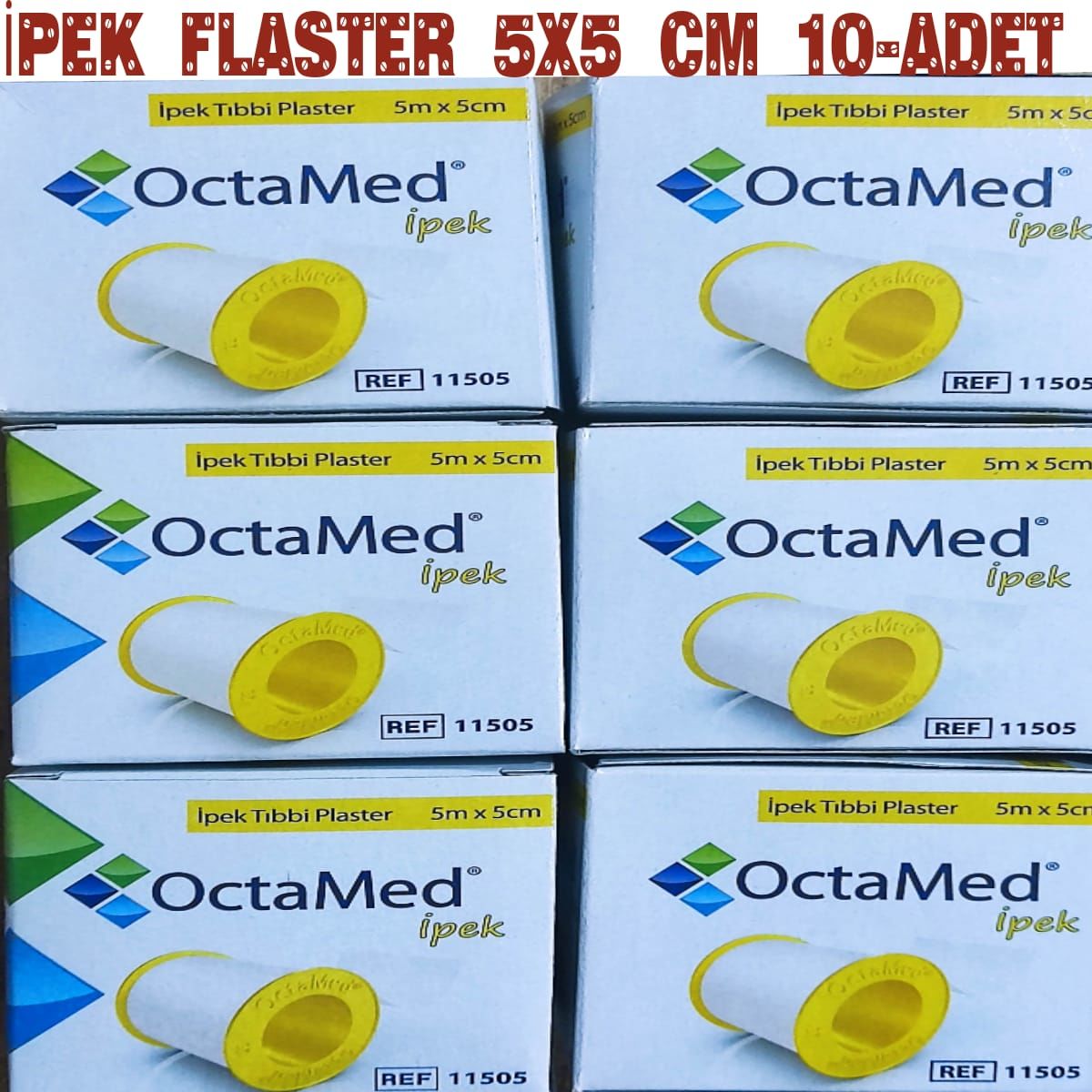 Octacare ipek Flaster 5cmx5mt (10-Adet)