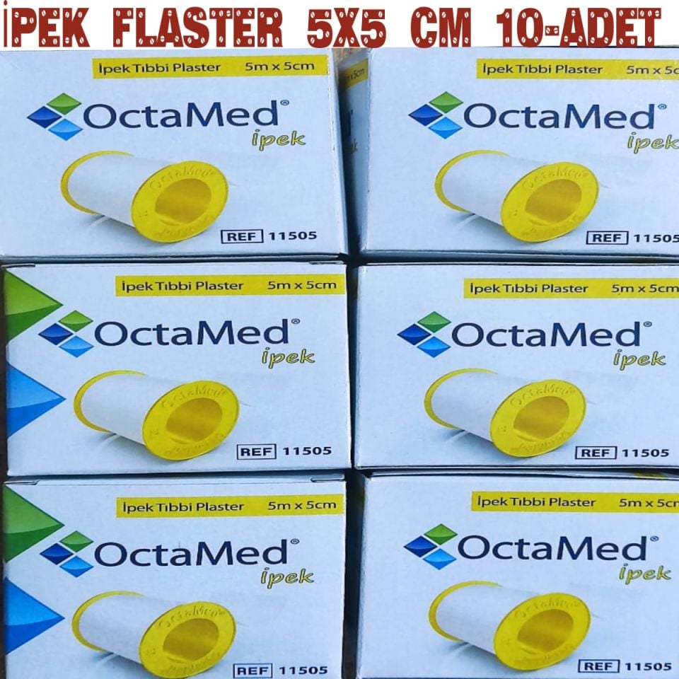 Octacare ipek Flaster 5cmx5mt (10-Adet)