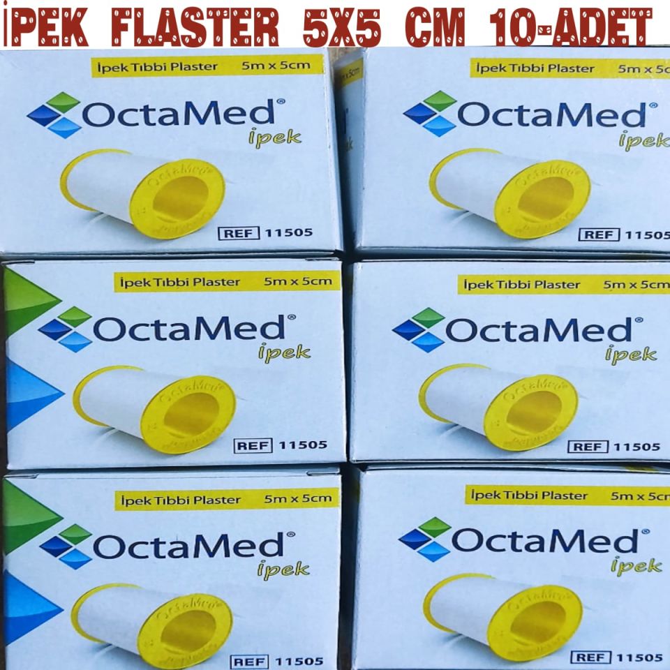 Octacare ipek Flaster 5cmx5mt (10-Adet)