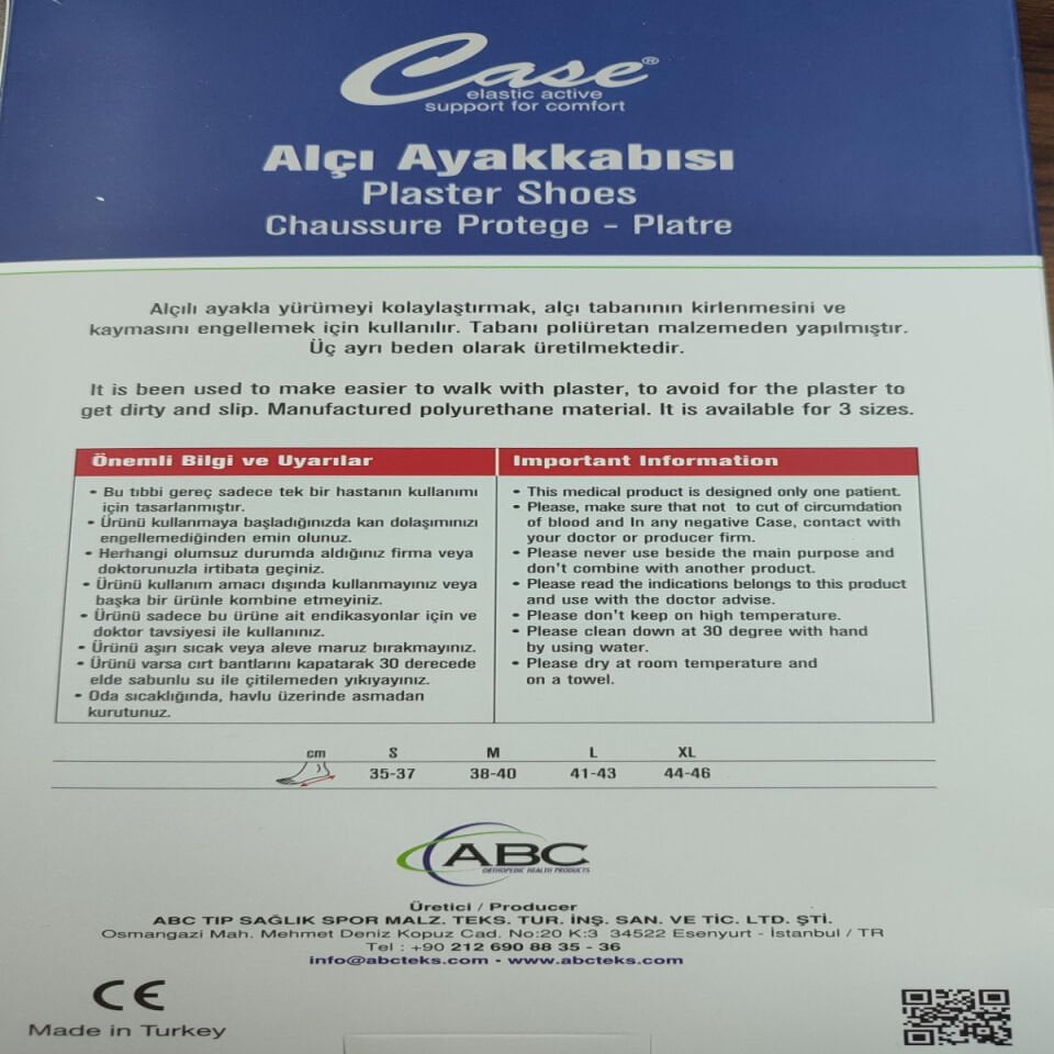 Alçı Ayakkabısı
