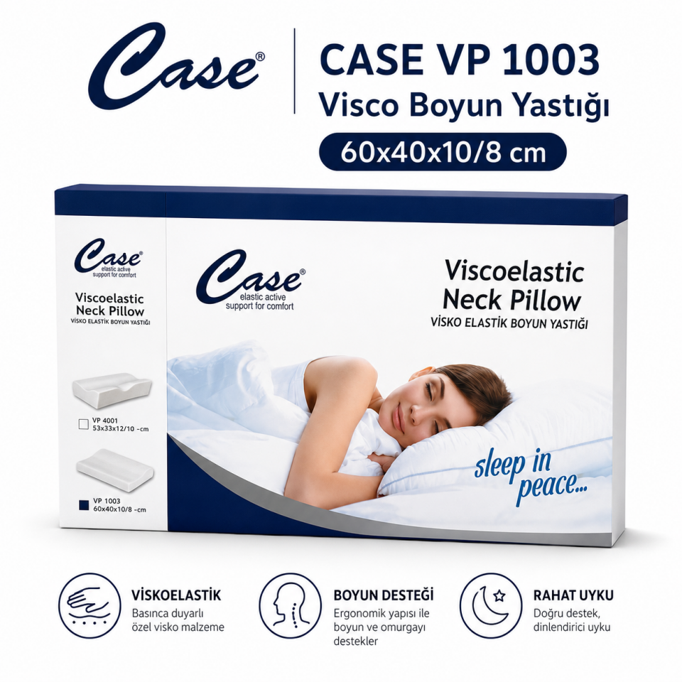 Case VP-1003 Visco Ortopedik Boyun Yastığı