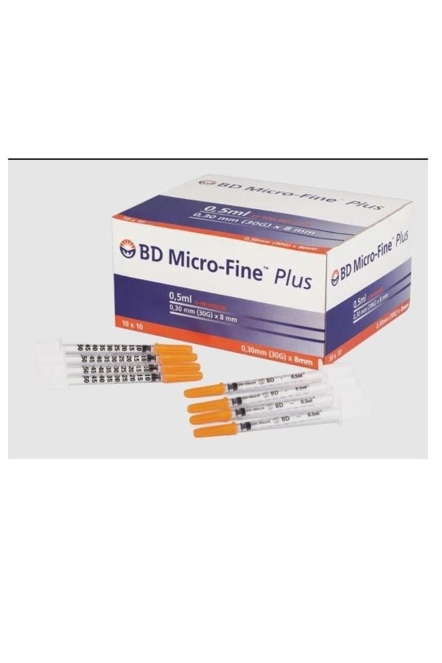 BD Micro-fine Plus 0,5 Ml Insülin Enjektörü.