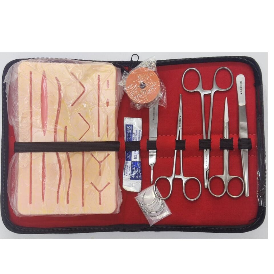 Cerrahi Dikiş Atma Seti,Kesik Sütür Eğitim Seti