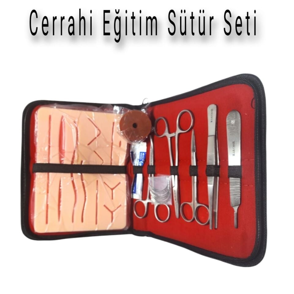 Cerrahi Dikiş Atma Seti,Kesik Sütür Eğitim Seti