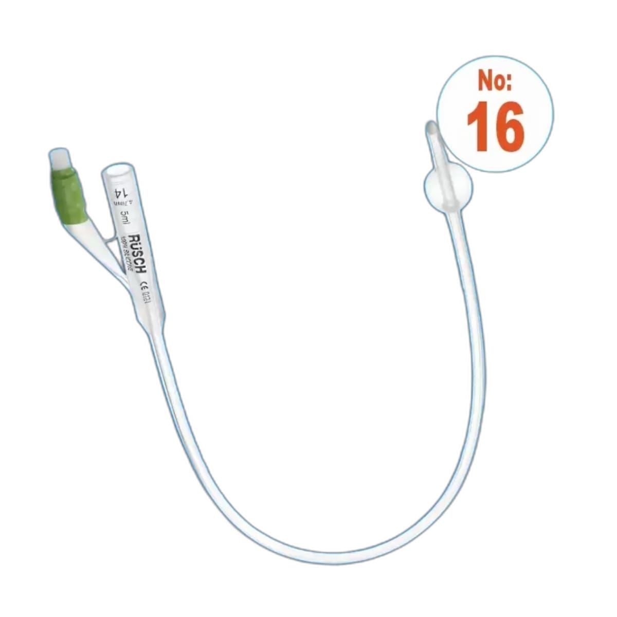 Rusch Silikon Foley Sonda -16 Numara