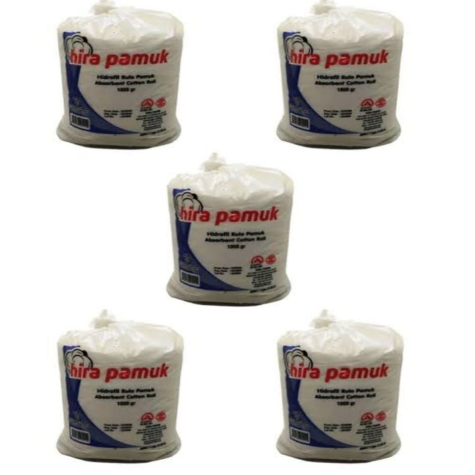 Hira Hidrofil 1 Kg Pamuk (5-Adet)