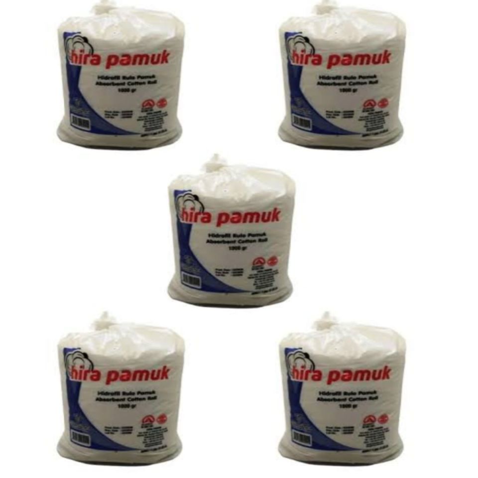 Hira Hidrofil 1 Kg Pamuk (5-Adet)