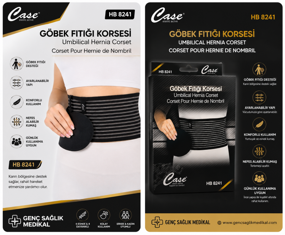CASE Göbek Fıtığı Korsesi HB 8241