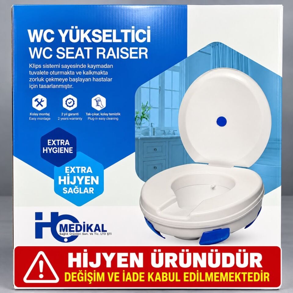 Kapaklı Lüx Klozet Wc Yükselticisi
