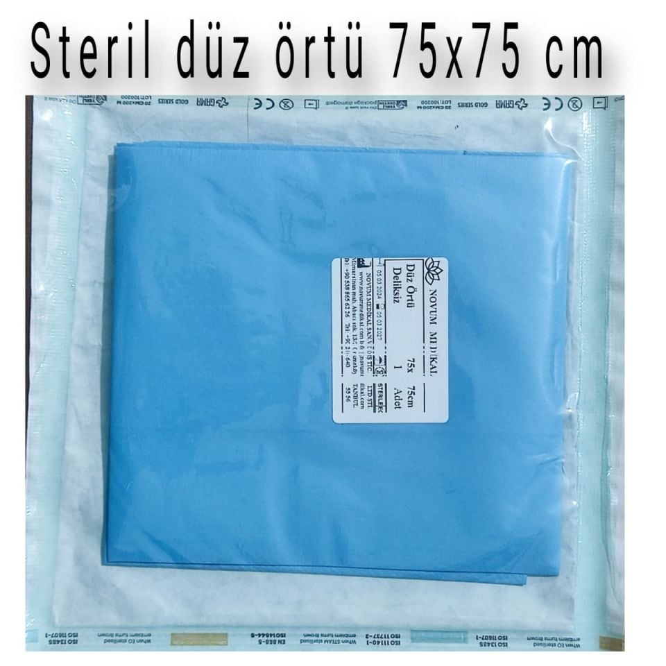 Steril Düz Örtü 75*75 CM