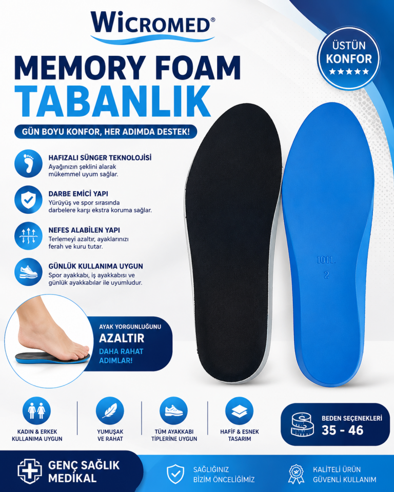 Wicromed Memory Foam Tabanlık