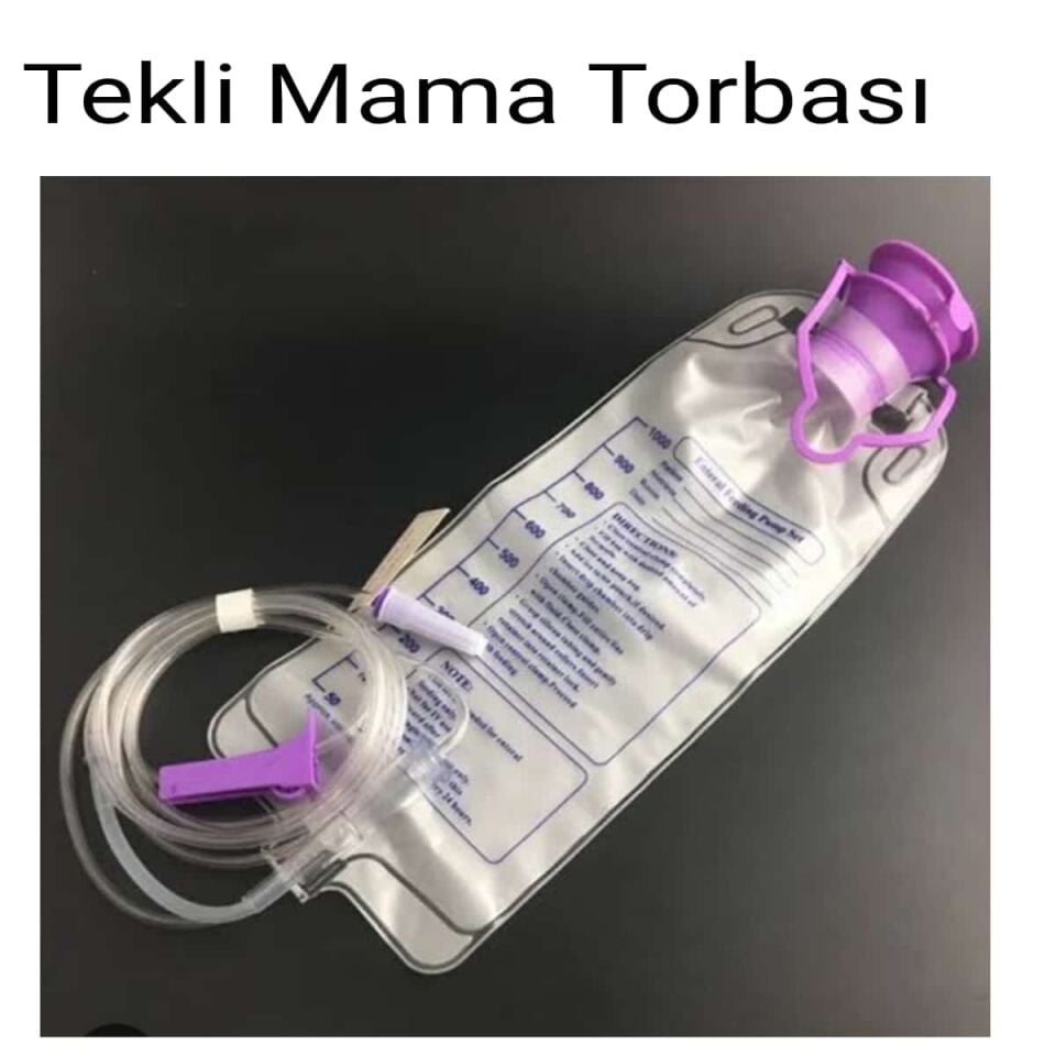 Respirox Tekli Enteral Mama Torbası