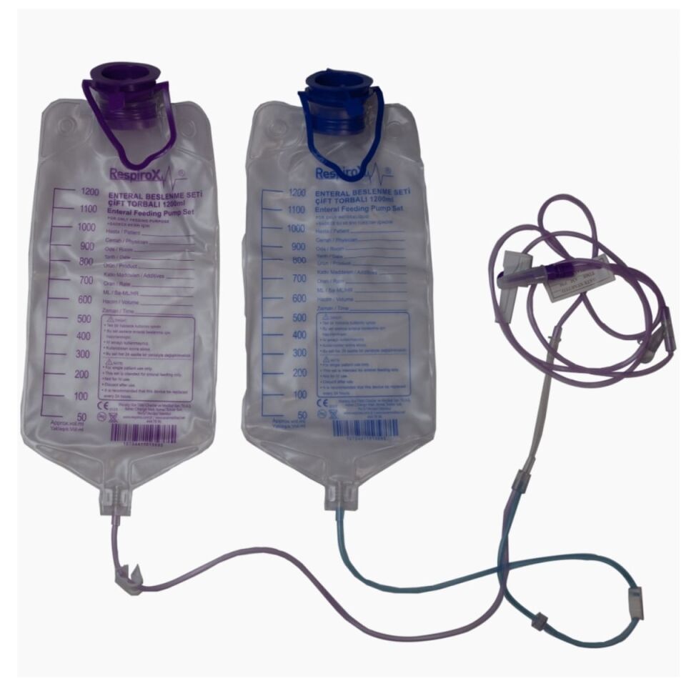 Respirox Enteral Mama Torbası Çiftli
