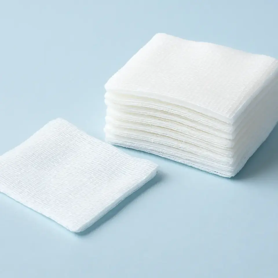Spanç 7,5x7,5 cm 8 Kat Non Steril Gaz Kompres (500 Adet Paket) %100 Pamuk