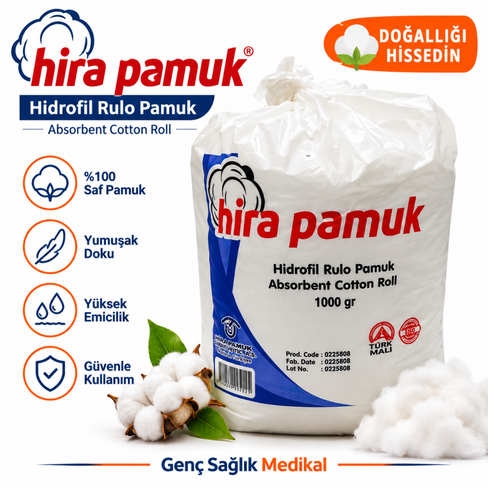 Hira Hidrofil Pamuk 1 Kg
