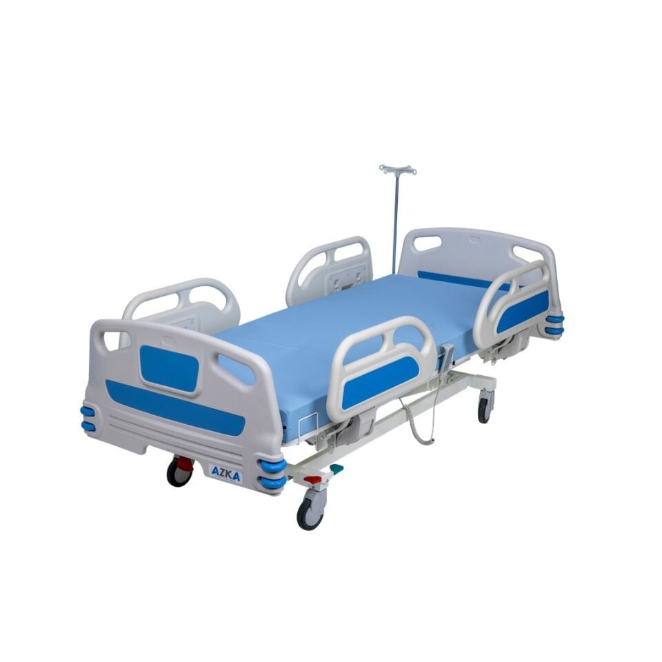 3 Motorlu ABS Korkuluklu Hasta Yatağı (AZKA 3001 )