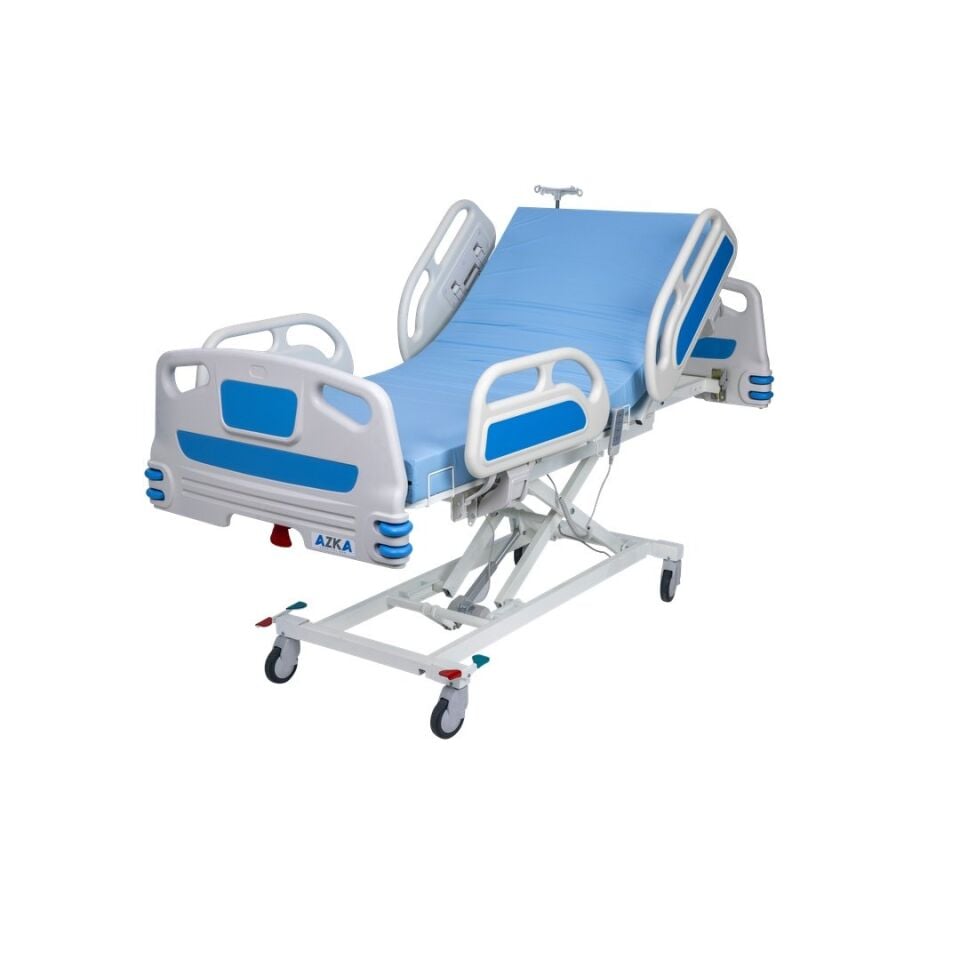 3 Motorlu ABS Korkuluklu Hasta Yatağı (AZKA 3001 )