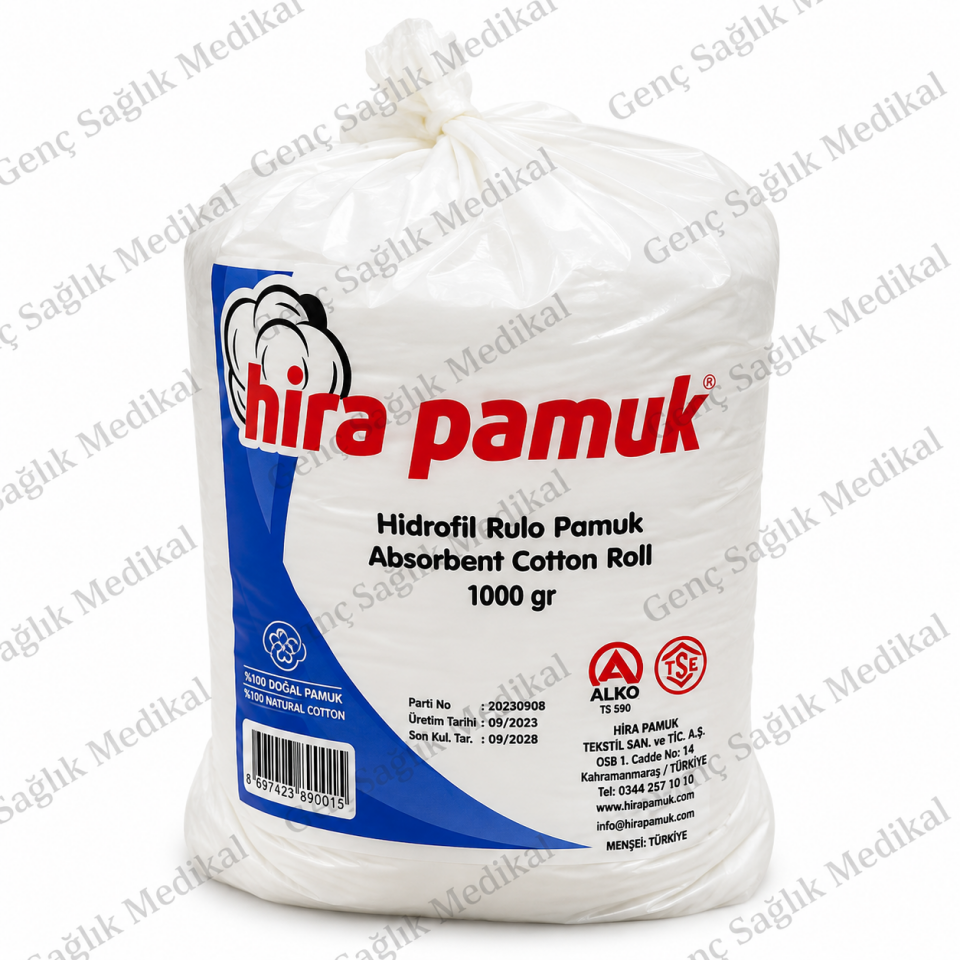 Hira Hidrofil Pamuk 1 Kg