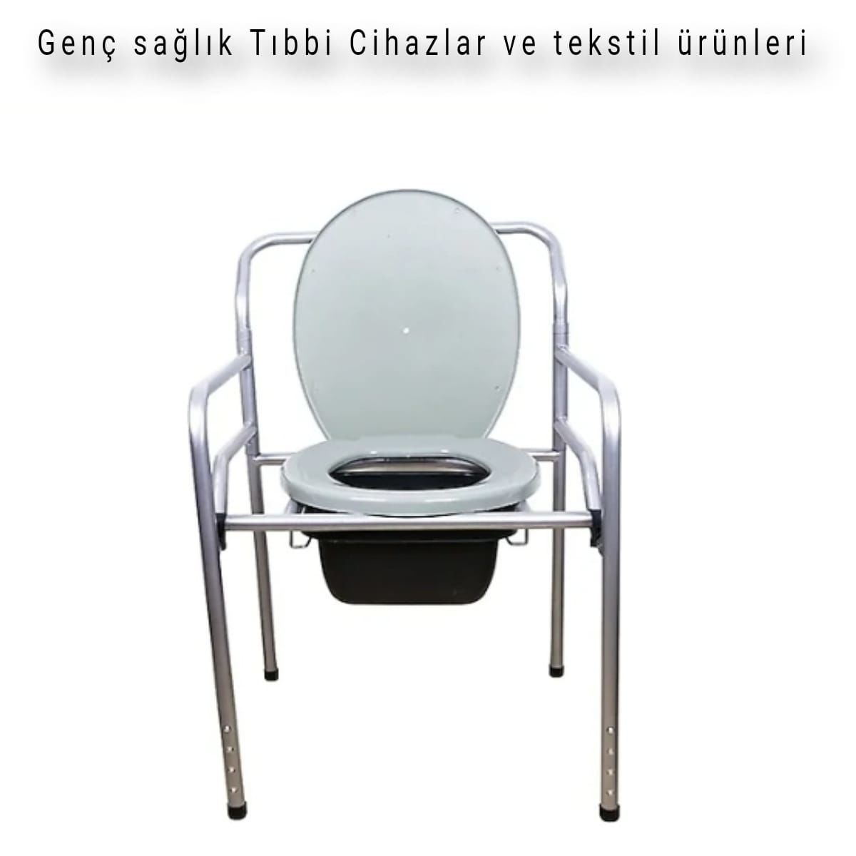 Katlanır Klozet Yükseltici Komot Hasta Tuvalet Sandalyesi