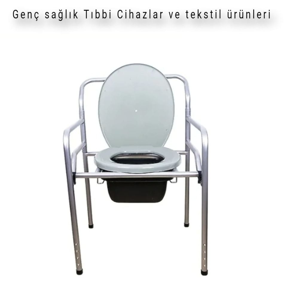 Katlanır Klozet Yükseltici Komot Hasta Tuvalet Sandalyesi