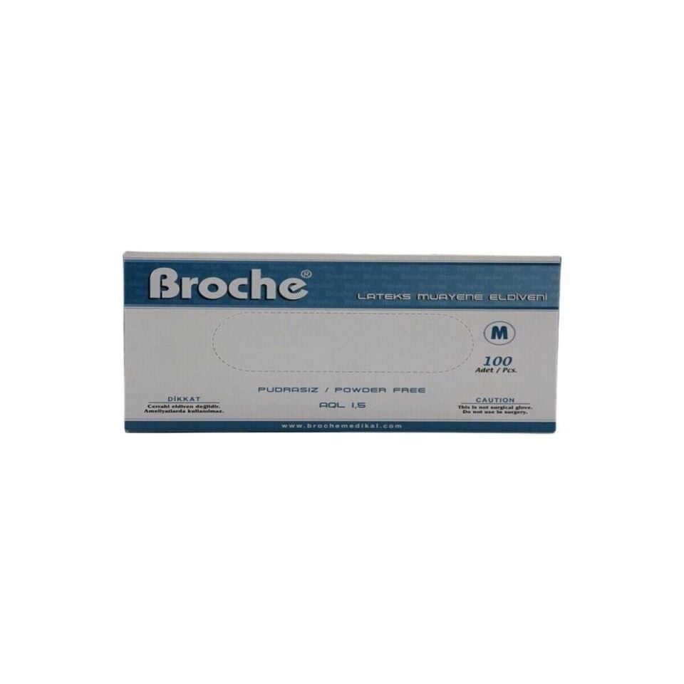 Lateks Muayene Eldiveni 1 KOLİ (BROCHE)