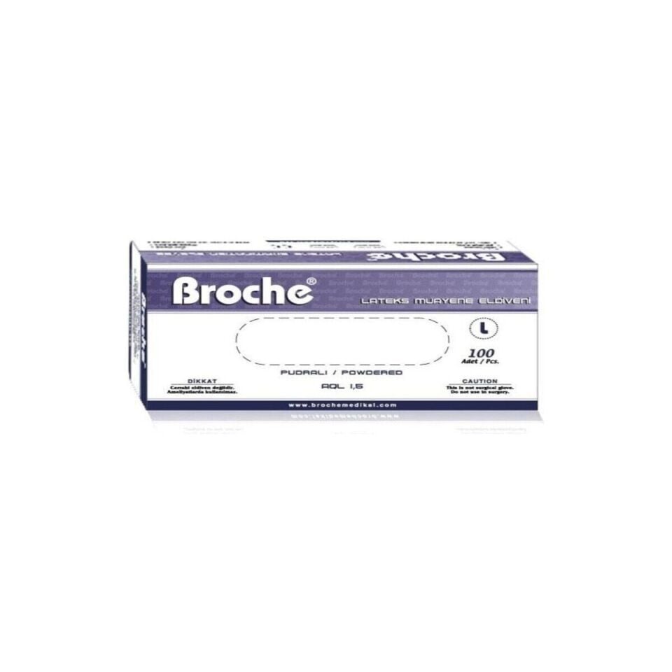Lateks Muayene Eldiveni 5 KUTU(BROCHE)