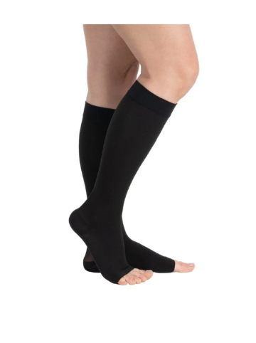 Diz Altı Varis Çorabı Siyah (B.açık) CCL-2 LYON