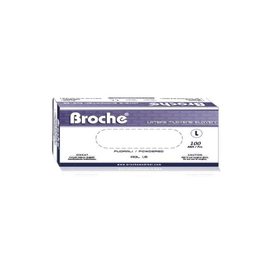 Lateks Muayene Eldiveni 10 KUTU(BROCHE)