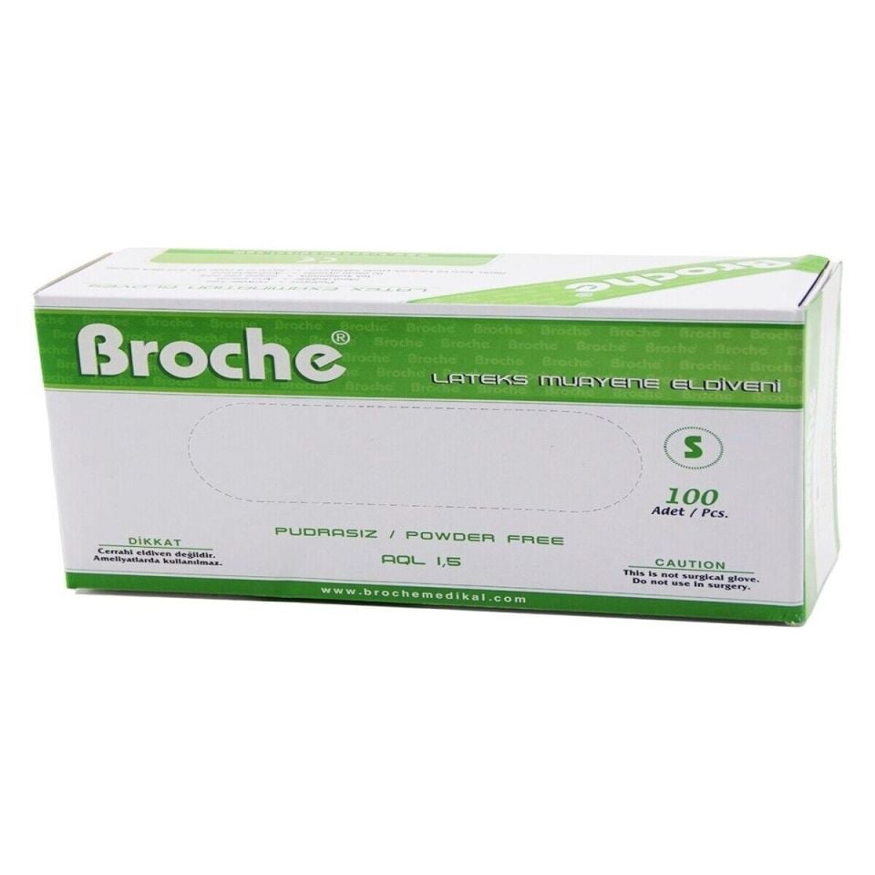 Lateks Muayene Eldiveni 10 KUTU(BROCHE)