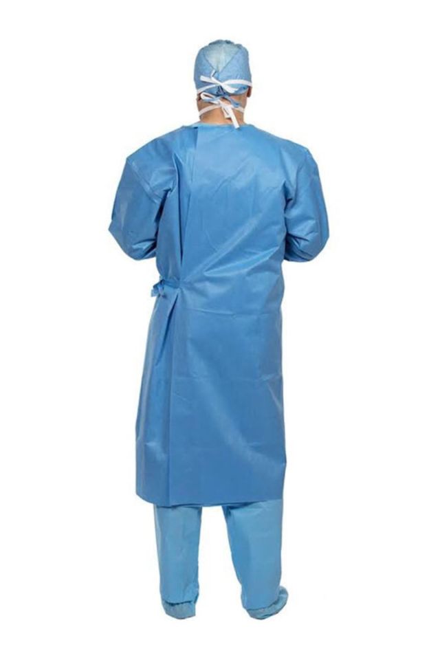 Sms mavi Uzunkol Önlük ribanalı 40 gr(BOX ÖNLÜĞÜ)