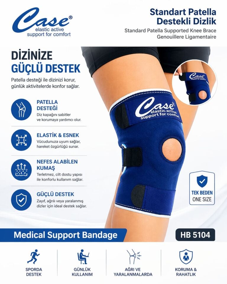 Case HB-5104 Patella Destekli Dizlik