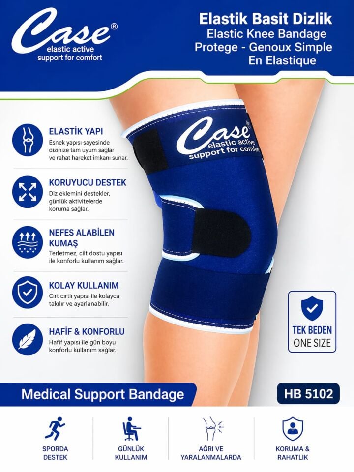 Case HB 5102 Elastik Basit Dizlik