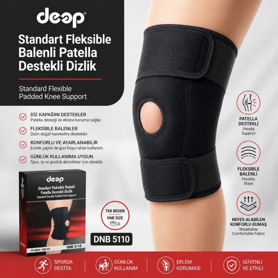 Patella Destekli Dizlik | Balenli Ortopedik Dizlik | Deep
