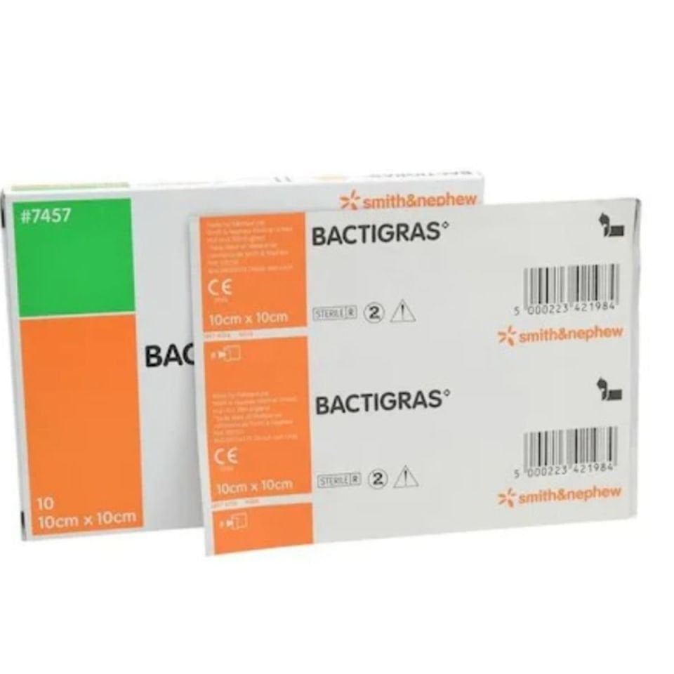 Bactigras 10cm x 10cm Antiseptik Parafinli Pansuman Örtüsü