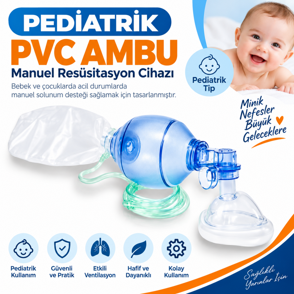 Suni Solunum Ambu Seti Pediatrik
