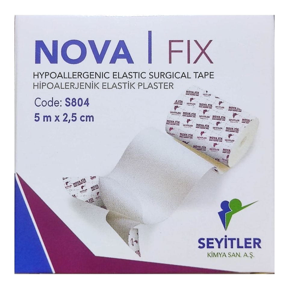 Hipoalerjenik Fix Flaster (5m X 2,5cm )NOVA,FİX